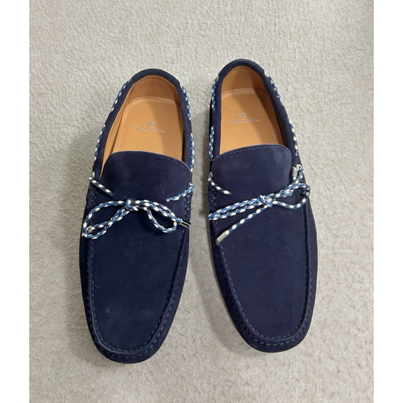 Paul Smith Men's Springfield Navy Soft Suede Leather Loafer Size 9 Slip On New - Picture 6 of 11